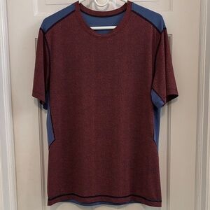 Men's Lululemon Coral and Blue Tee Shirt